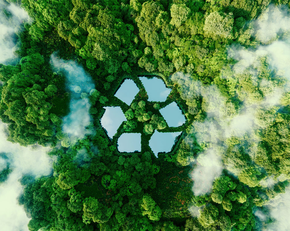 Produkty z plastiku pochodzącego z recyklingu